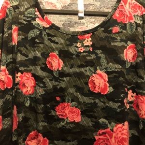 3xl camo and rose Irm